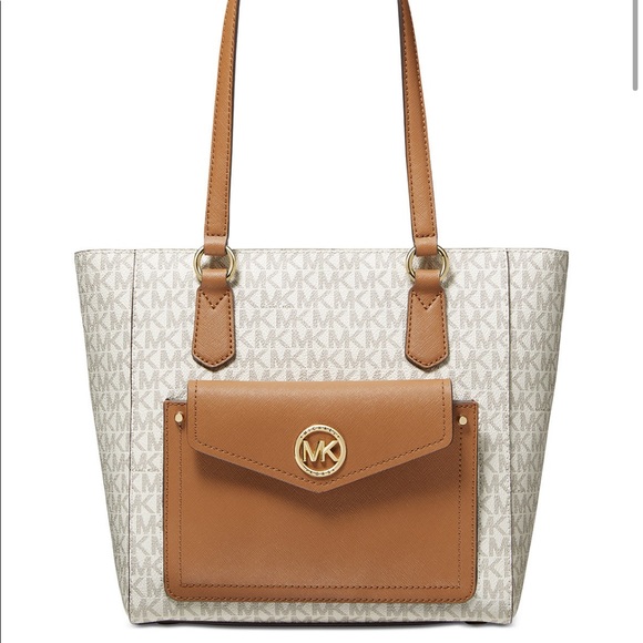 New Michael Kors Joey medium bucket shoulder tote Bag - Picture 4 of 15